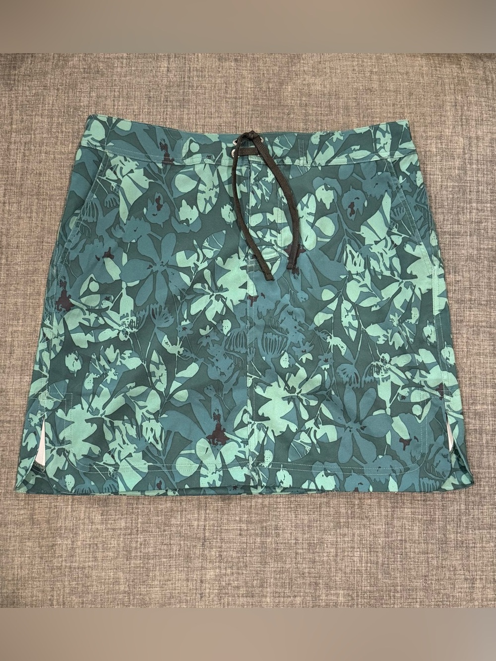 Ripskirt Hawaii Floral Swim Coverup - Teal & Mint